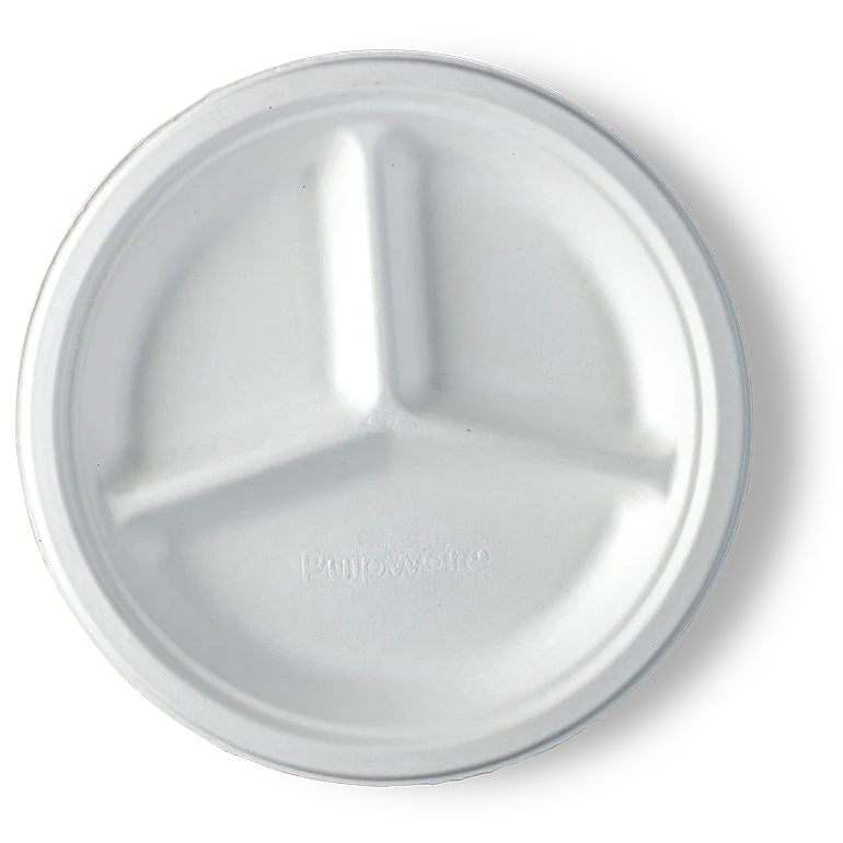 Round Plates With Compartments